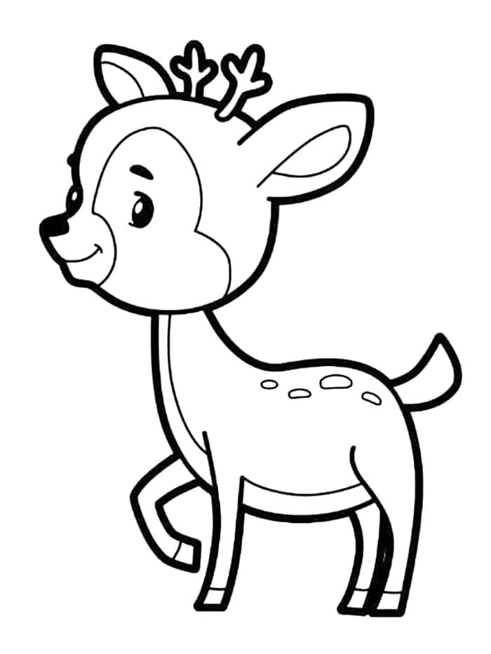 Hirsch Für Kinder ausmalbilder
