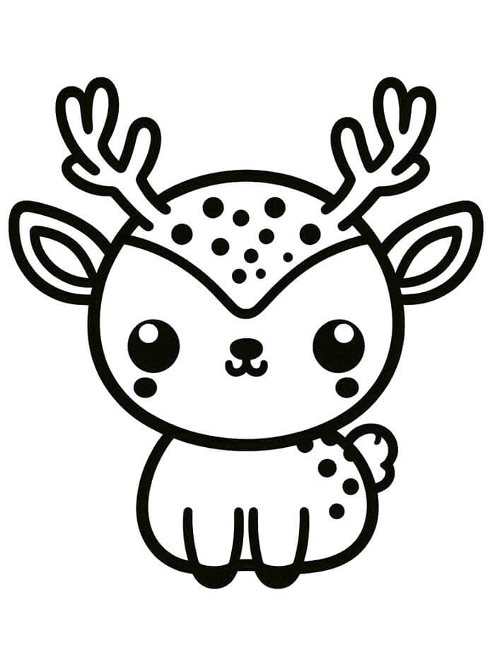 Hirsch Kostenlos Für Kinder ausmalbilder