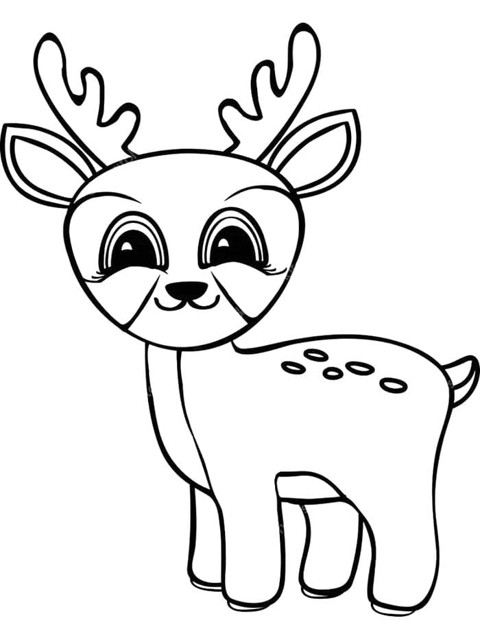 Hirsch Kostenlos ausmalbilder