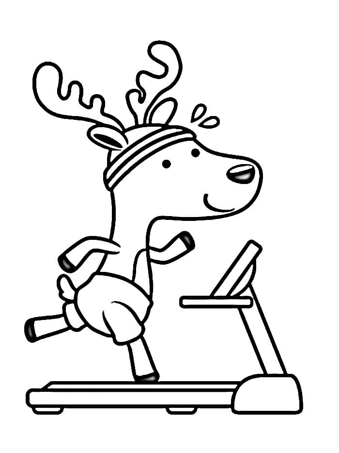 Hirsch in der Wildnis ausmalbilder