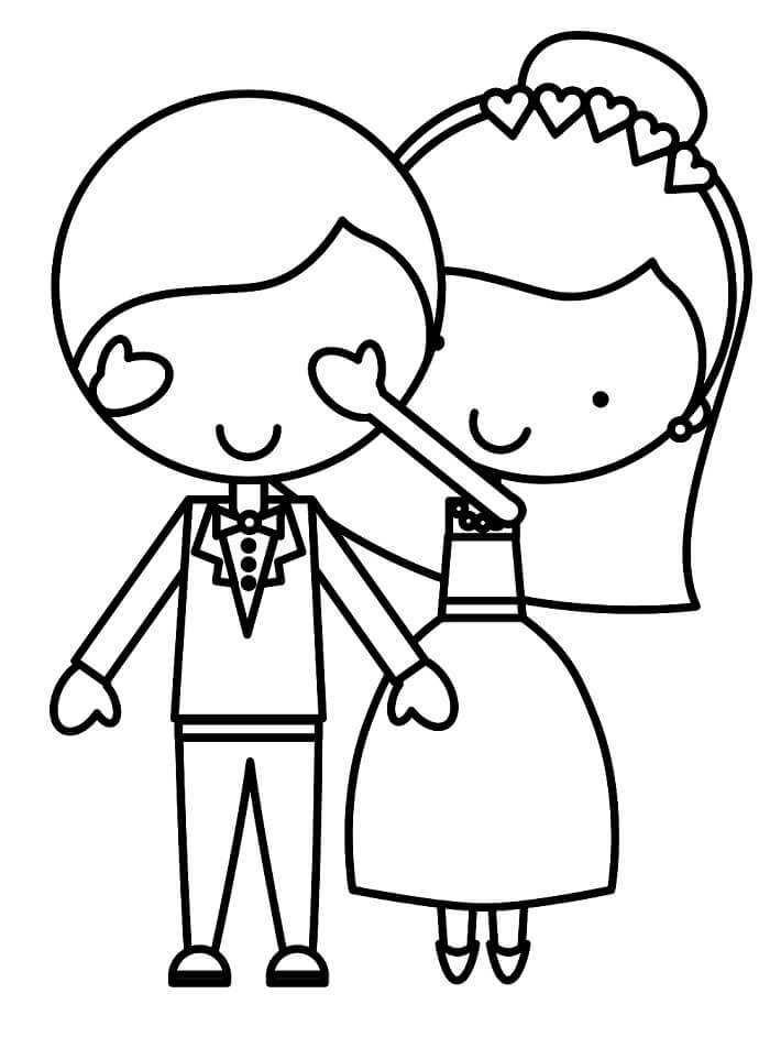 Hochzeit Für 1-Jährige Kinder ausmalbilder