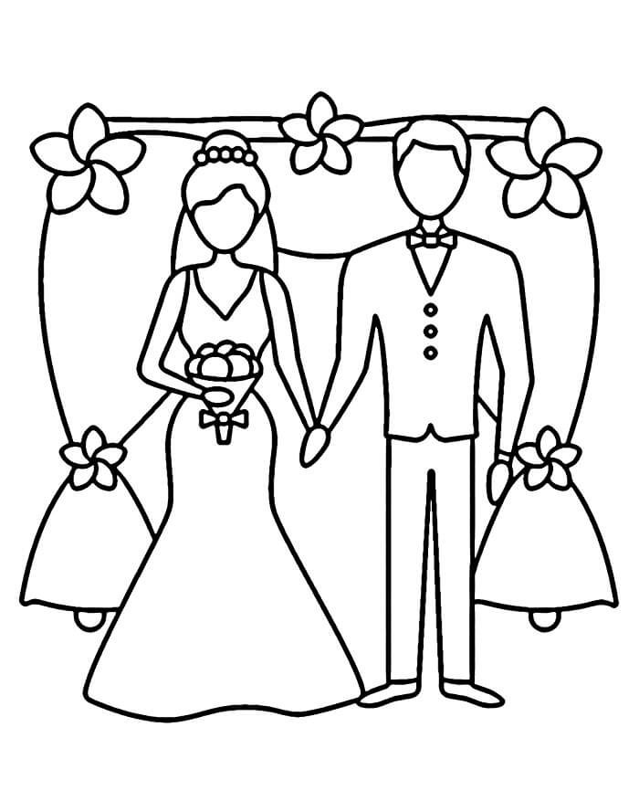 Hochzeit Für 2-Jährige Kinder ausmalbilder