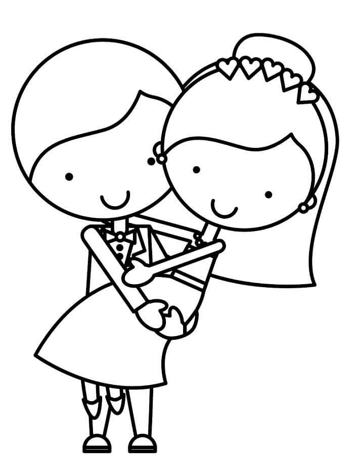 Hochzeit Für Kinder Gratis ausmalbilder