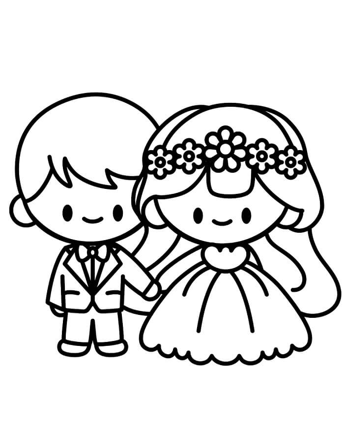 Hochzeit Kostenlos Für Kinder ausmalbilder