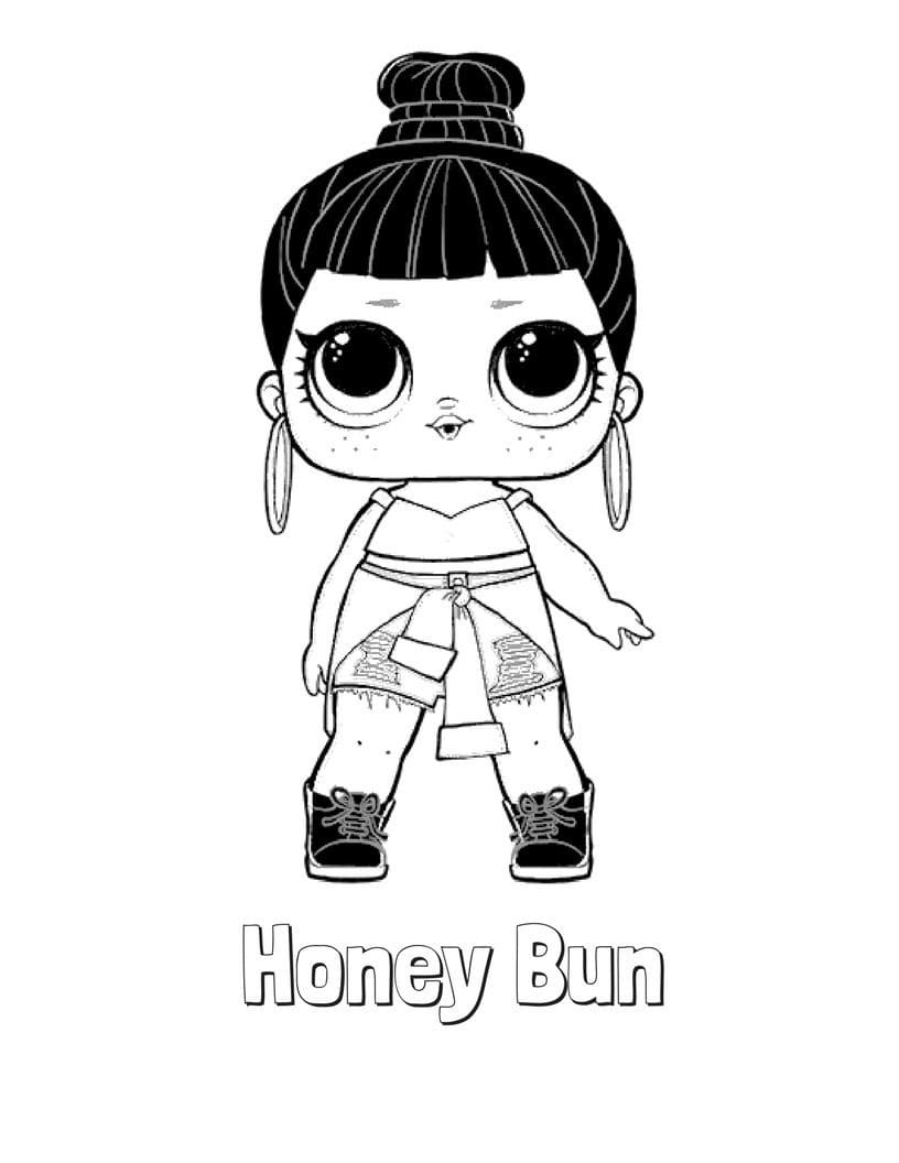Honey Bun di Lol Surprise ausmalbilder