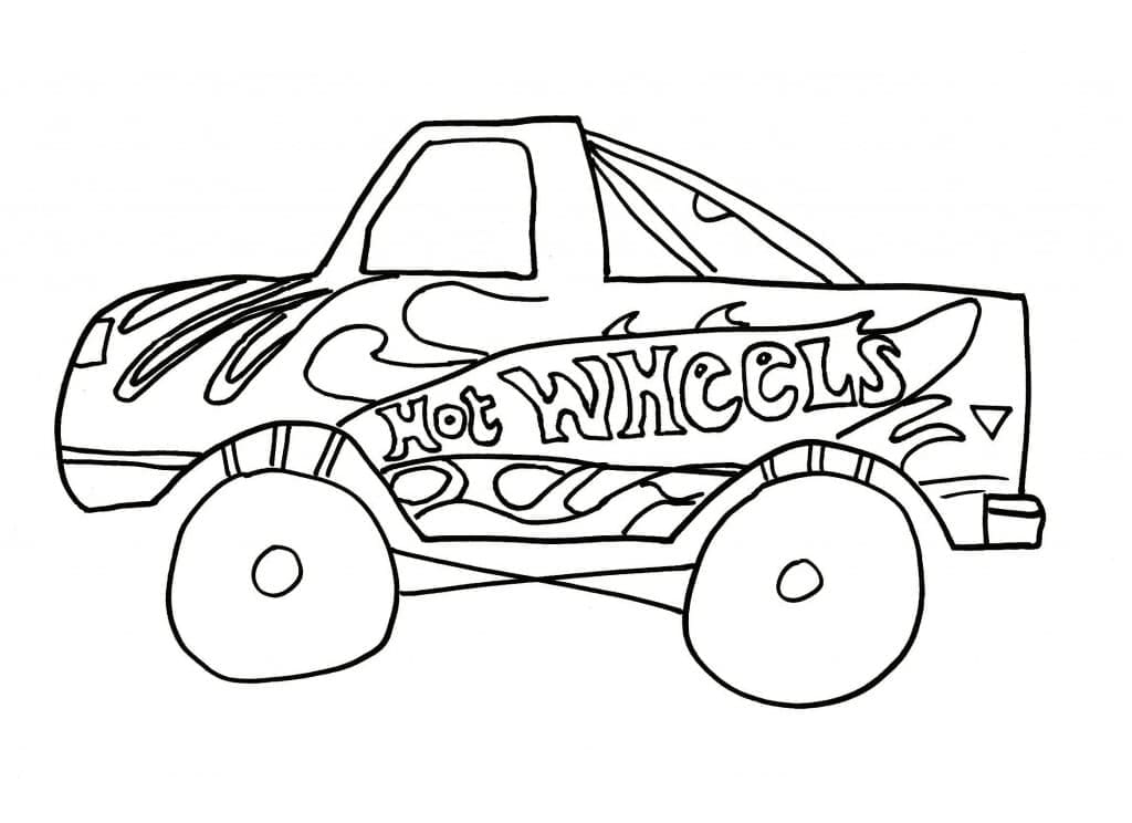 Hot Wheels für Kinder ausmalbilder