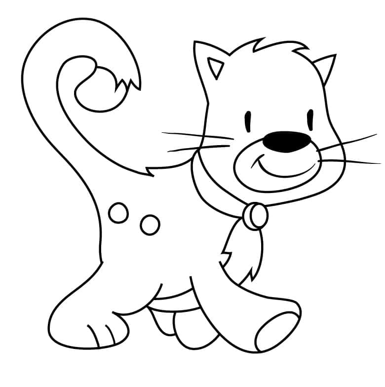 Hübsche Katze ausmalbilder