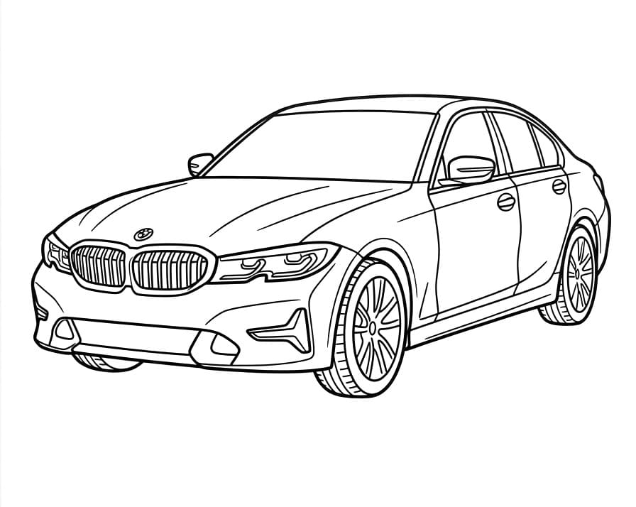 Hübsches BMW ausmalbilder