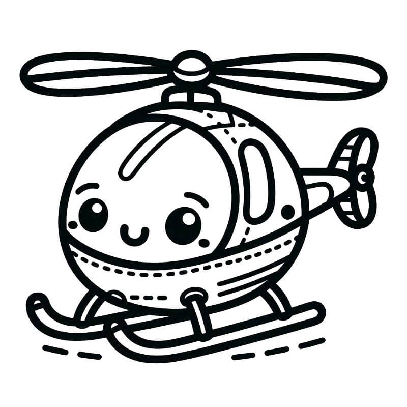 Hubschrauber (4) ausmalbilder