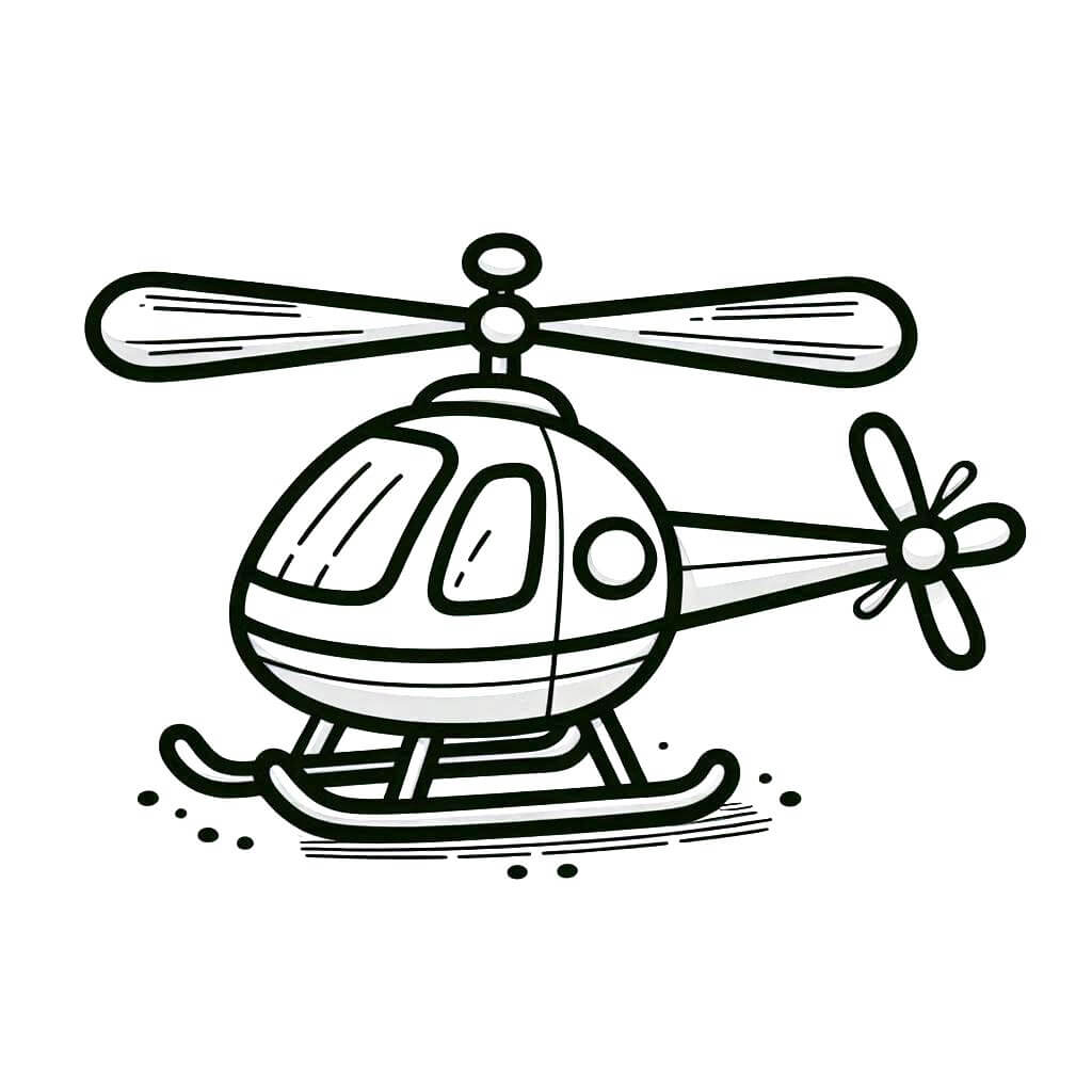 Hubschrauber (8) ausmalbilder