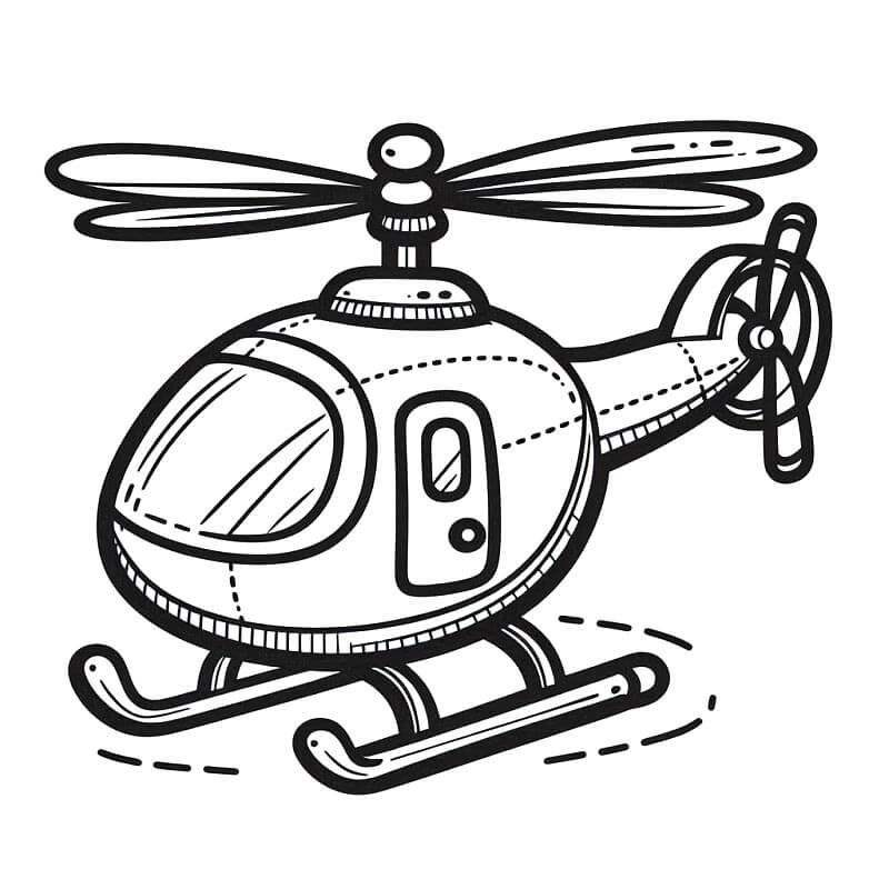 Hubschrauber (9) ausmalbilder