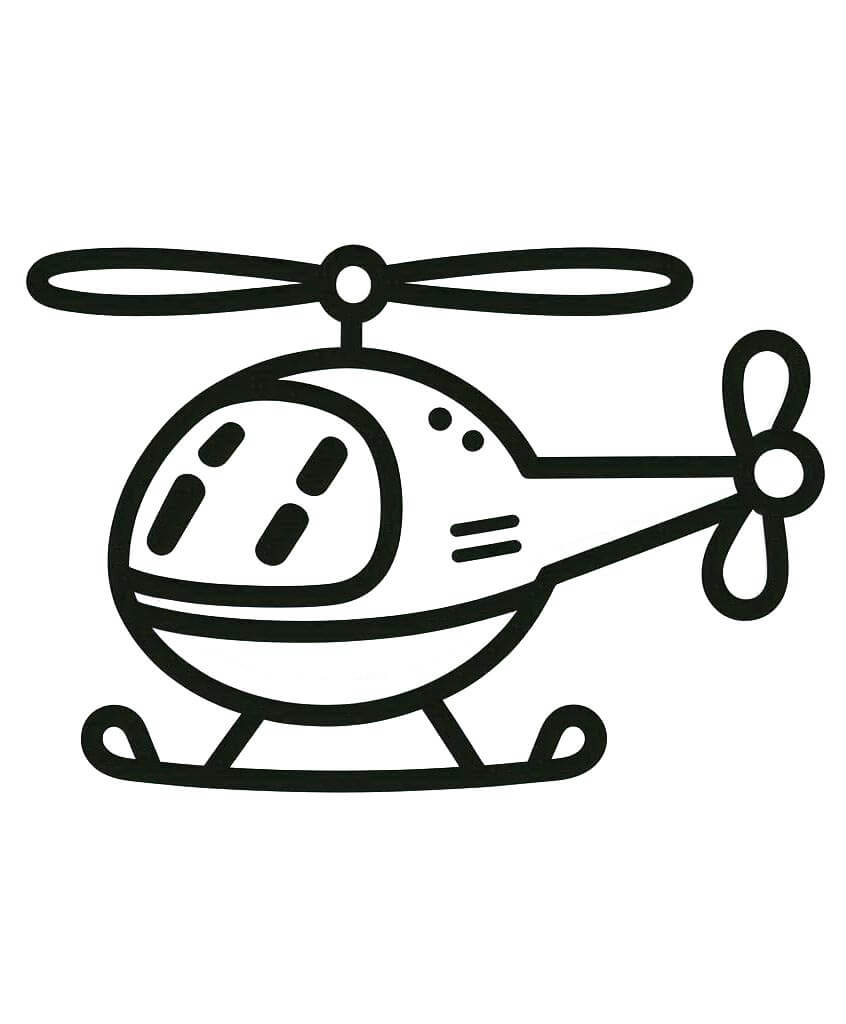 Hubschrauber Malvorlage für Kinder ausmalbilder