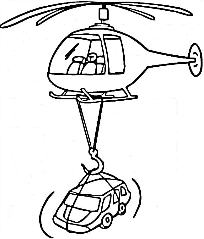 Hubschrauber gratis ausmalbilder