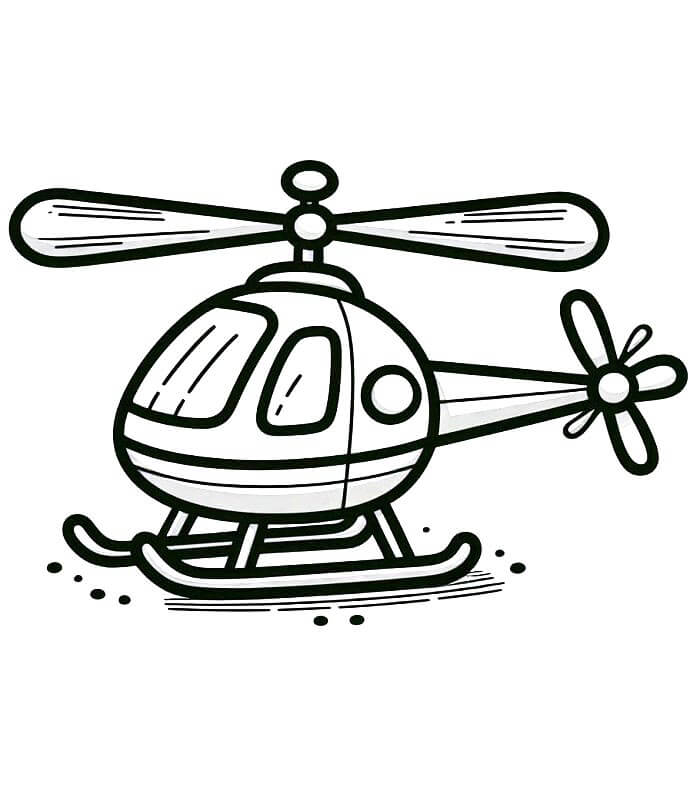 Hubschrauberbild gratis ausmalbilder