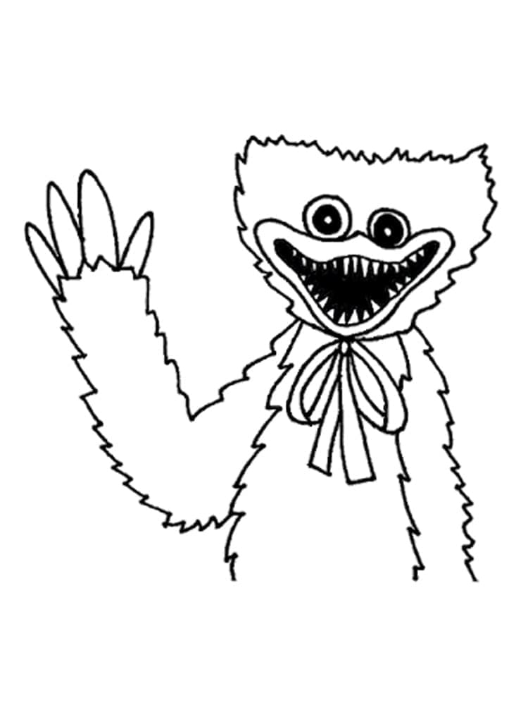 Huggy Wuggy Für Kinder ausmalbilder