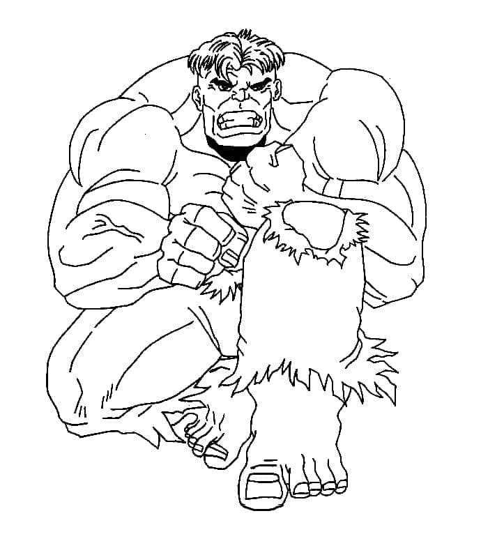 Hulk druckfertig ausmalbilder