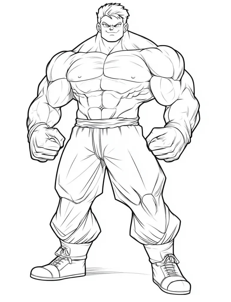 Hulk für 5-jährige Kinder ausmalbilder