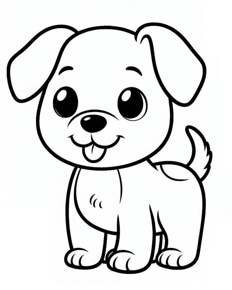 Hund Für 1-Jährige Kinder ausmalbilder