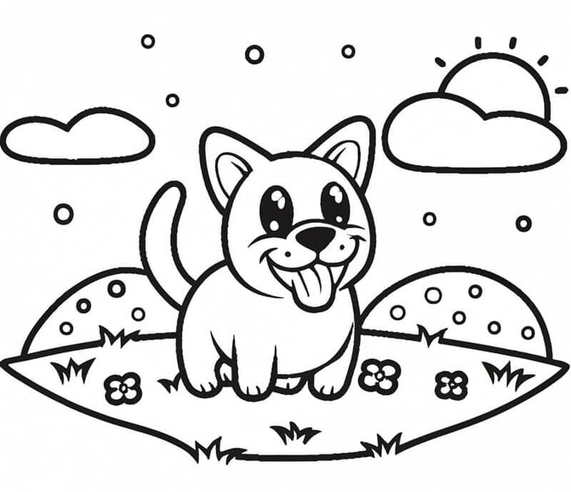 Hund Für 5-Jährige Kinder ausmalbilder