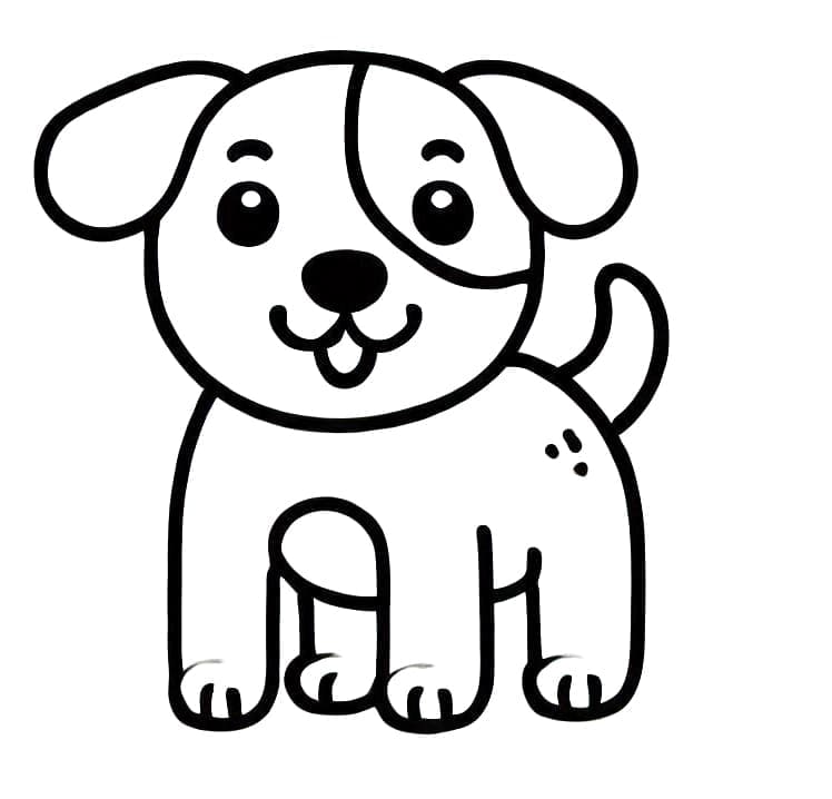 Hund Gratis ausmalbilder