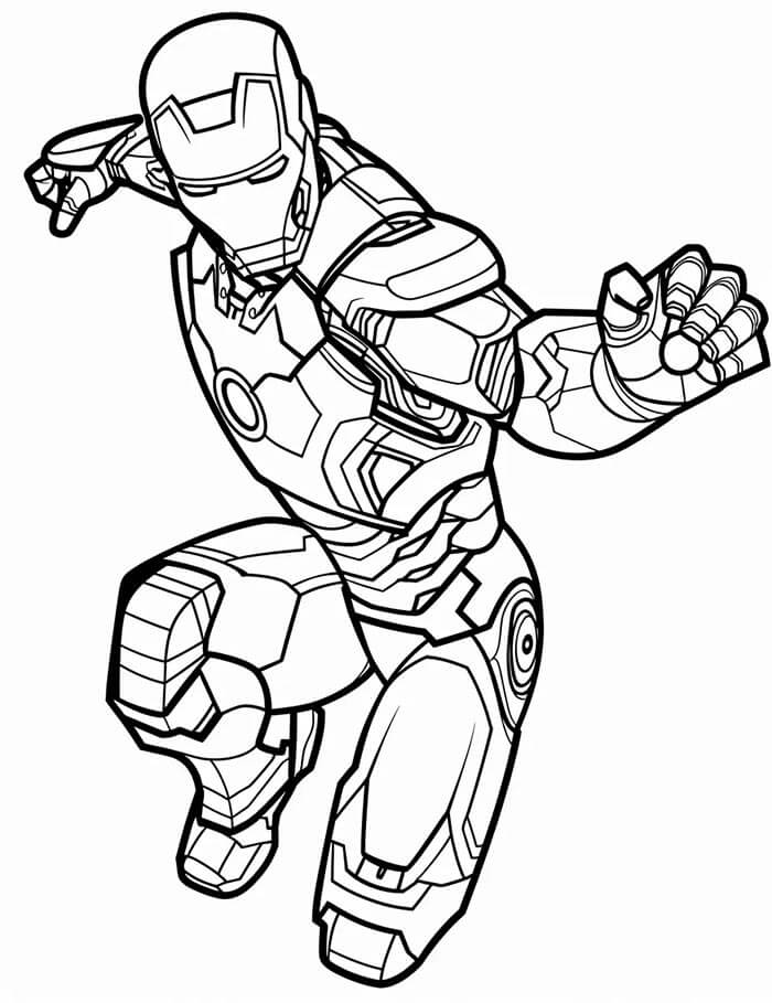 Iron Man ausmalbilder