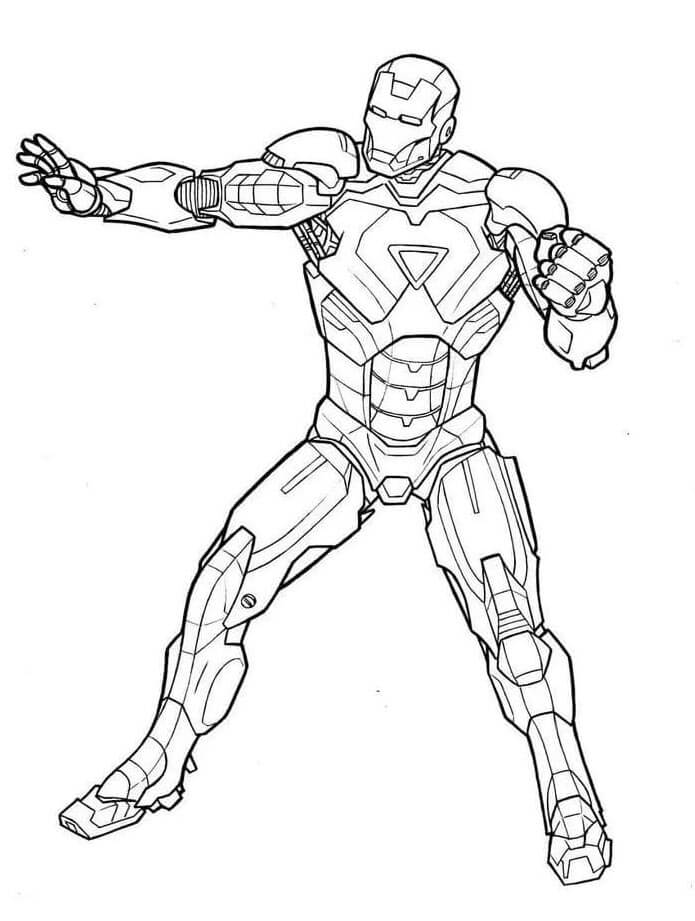 Iron Man 5 ausmalbilder