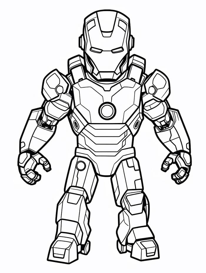 Iron Man Marvel ausmalbilder