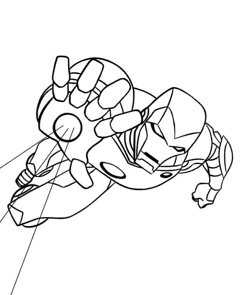 Iron Man für 6-jährige Kinder ausmalbilder