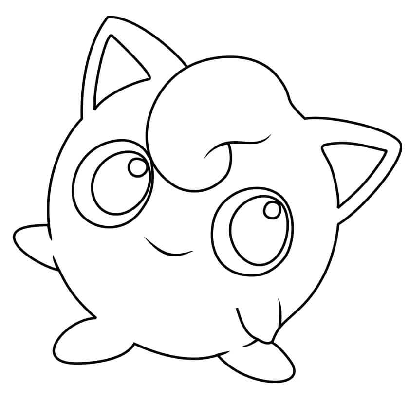 Jigglypuff Pokemon ausmalbilder