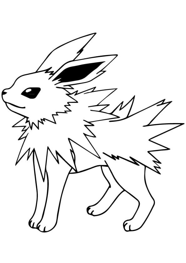 Jolteon Pokemon ausmalbilder