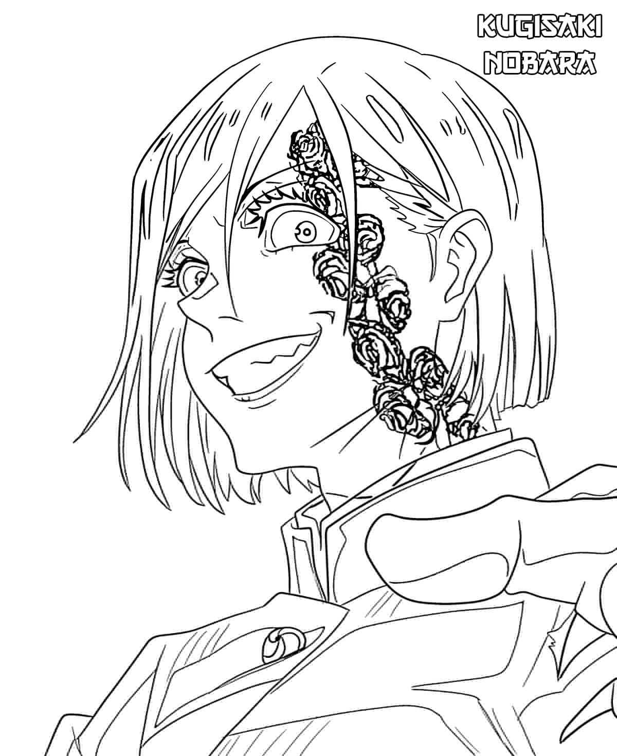 Jujutsu Kaisen Anime ausmalbilder