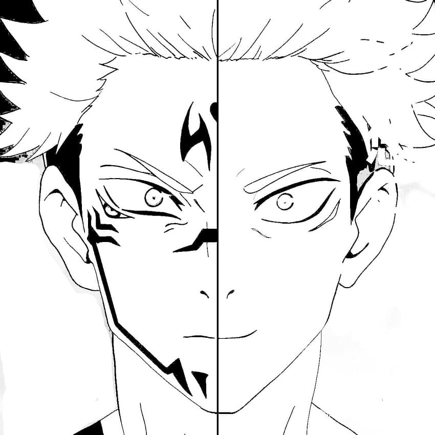 Jujutsu Kaisen Bild zum Drucken ausmalbilder