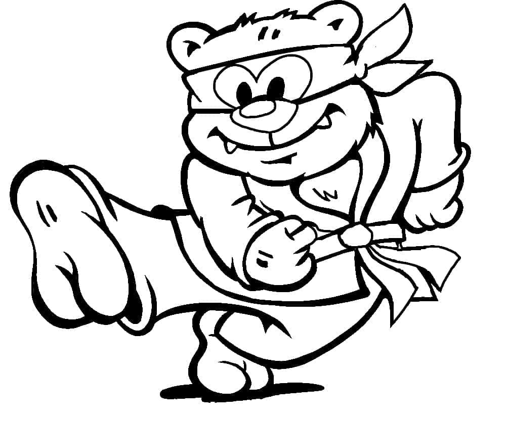 Karate Für 3-Jährige Kinder ausmalbilder