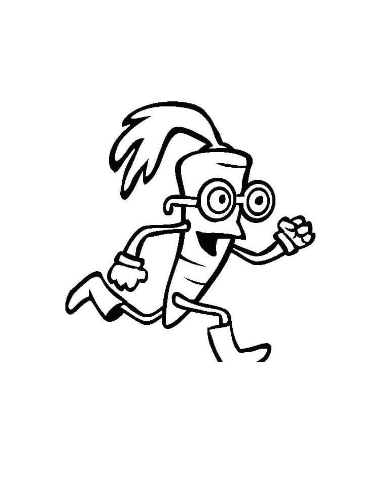 Karotte für Kinder geeignet ausmalbilder