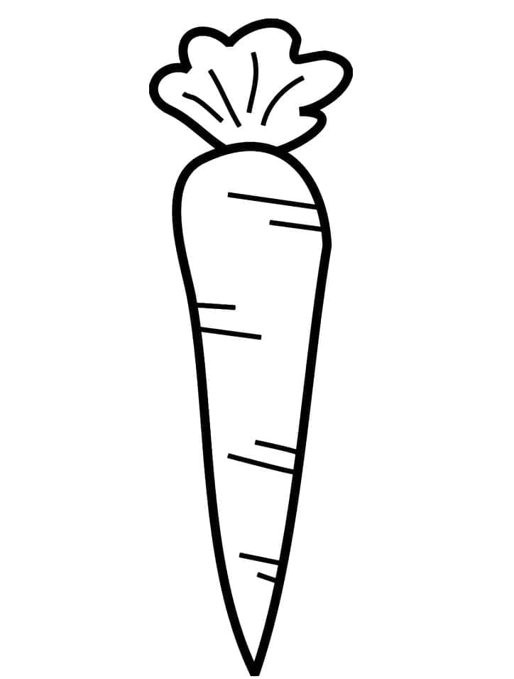 Karotte kostenlos ausmalbilder