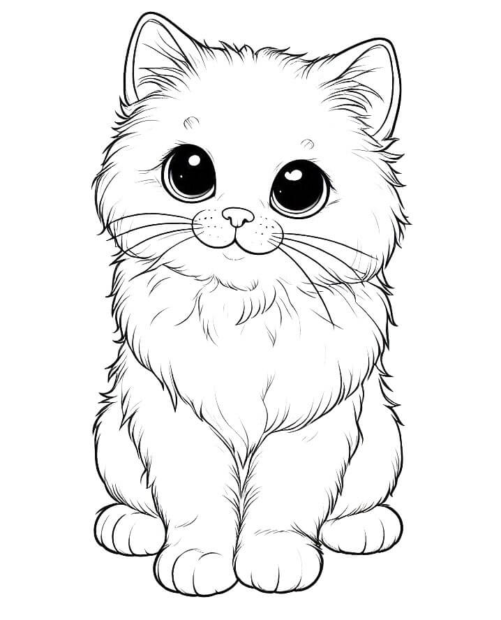 Katze Druckbar Für Kinder ausmalbilder