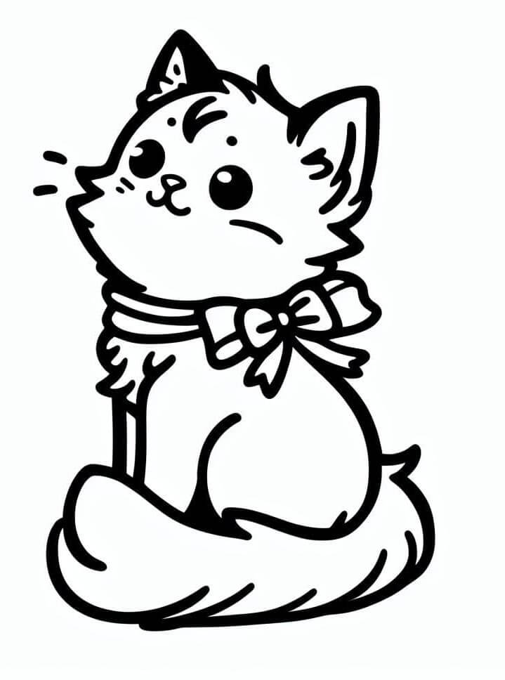 Katze Für 4-Jährige Kinder ausmalbilder