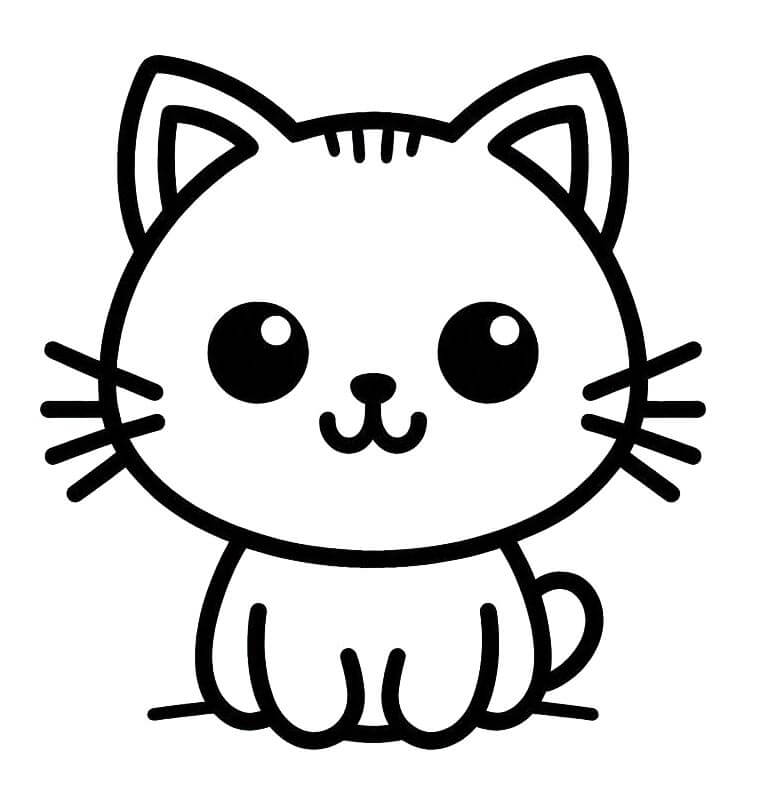 Katze Für 6-Jährige Kinder ausmalbilder