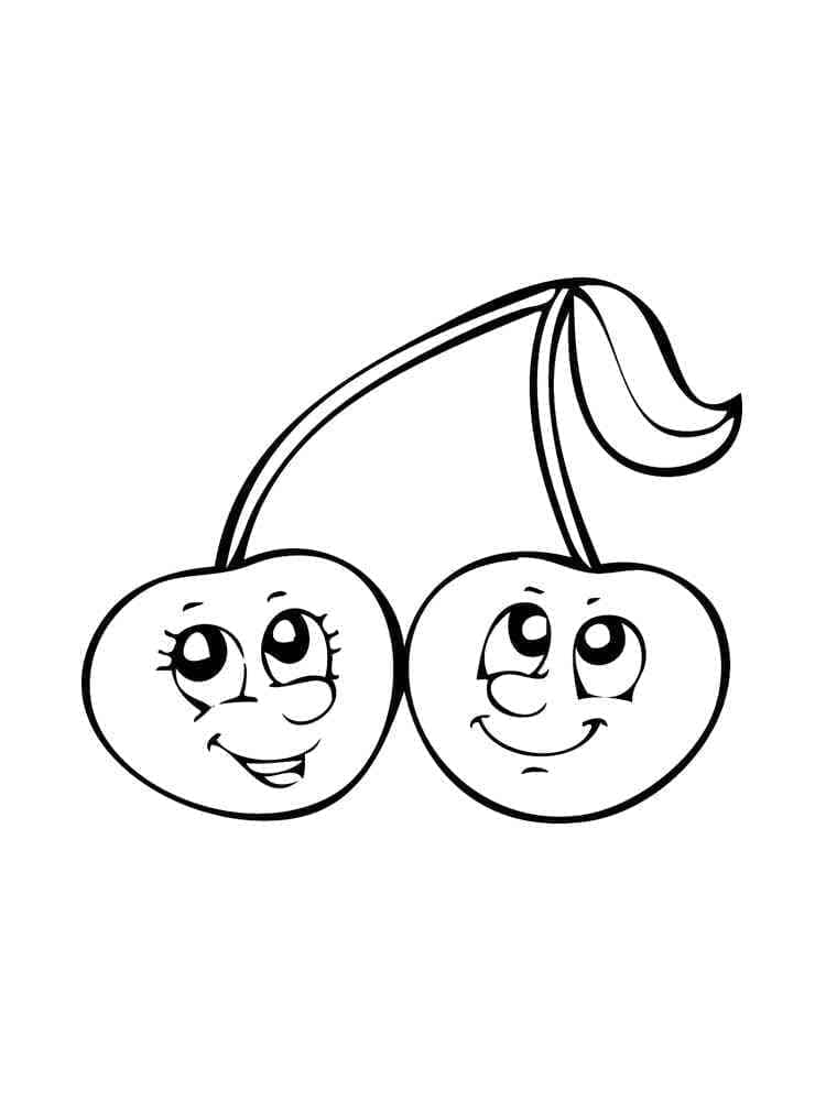 Kirsche (1) ausmalbilder