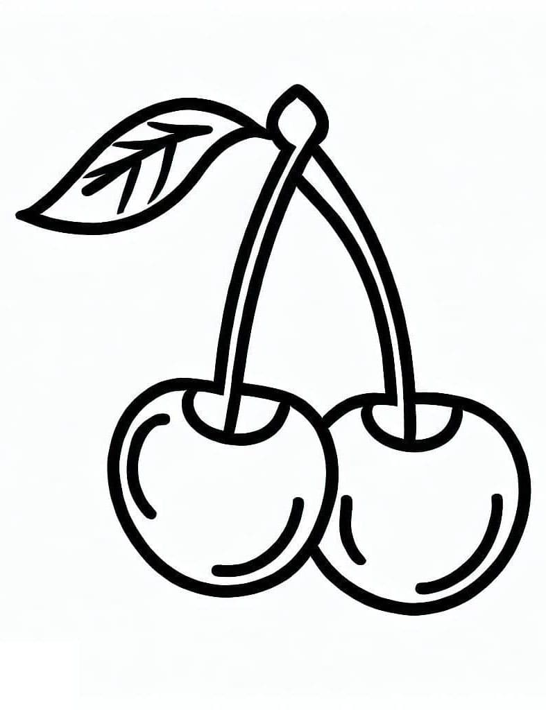 Kirsche (4) ausmalbilder