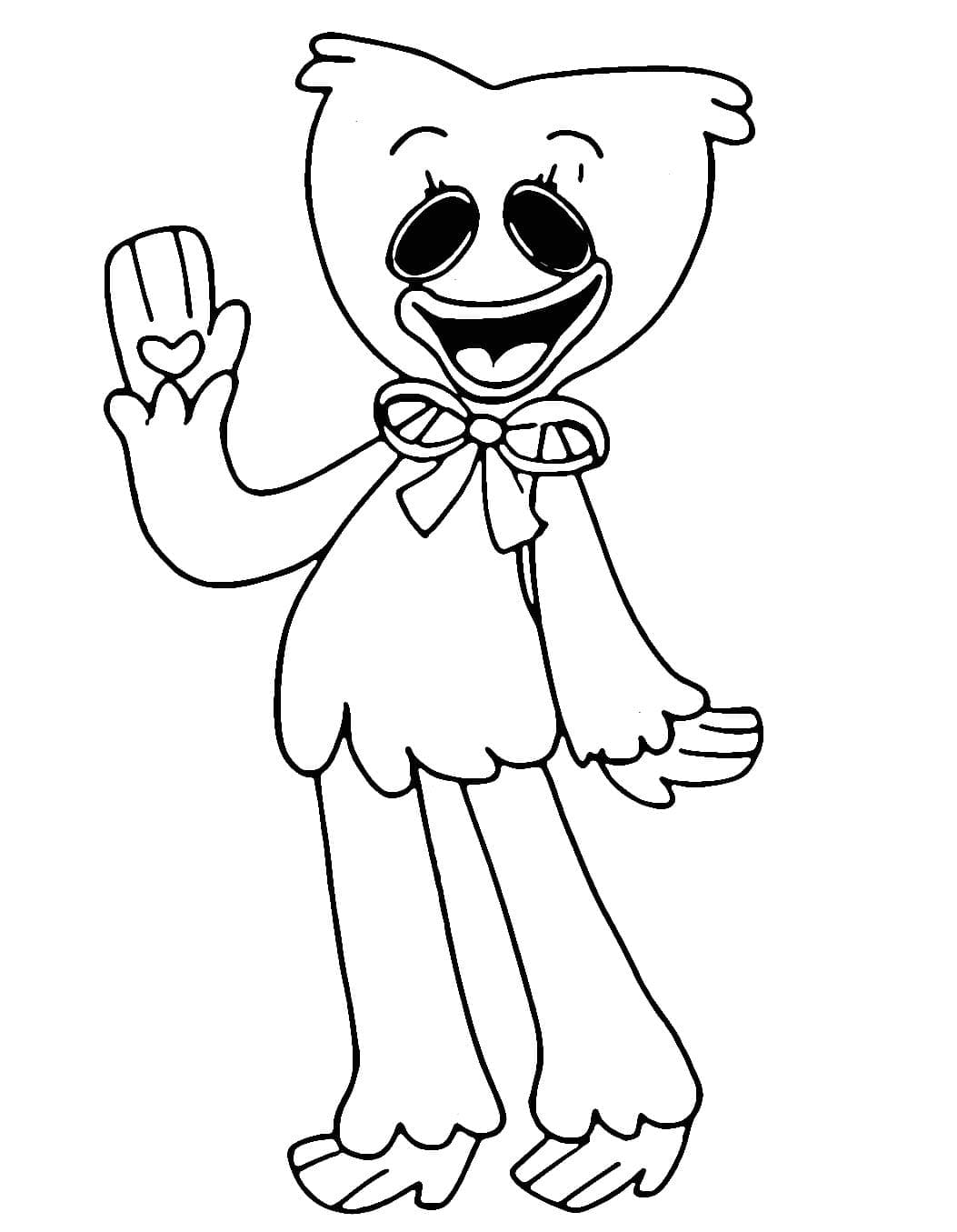 Kissy Missy Von Poppy Playtime ausmalbilder