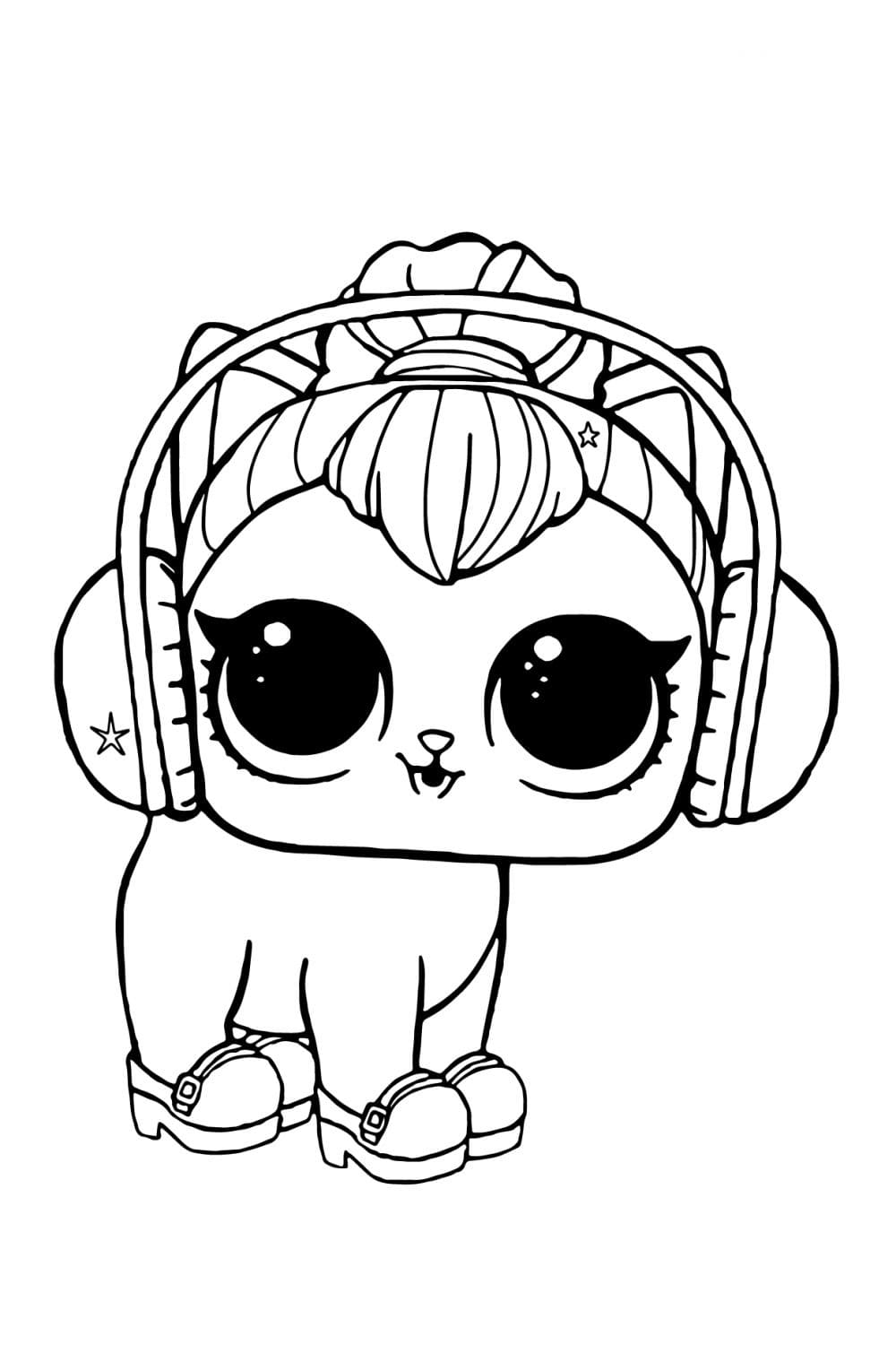 Kitty from LOL Pets ausmalbilder