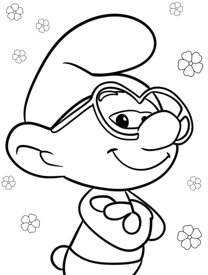 Kleine Die Schlümpfe ausmalbilder