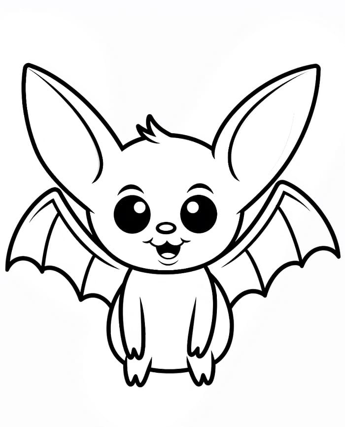 Kleine Fledermaus ausmalbilder