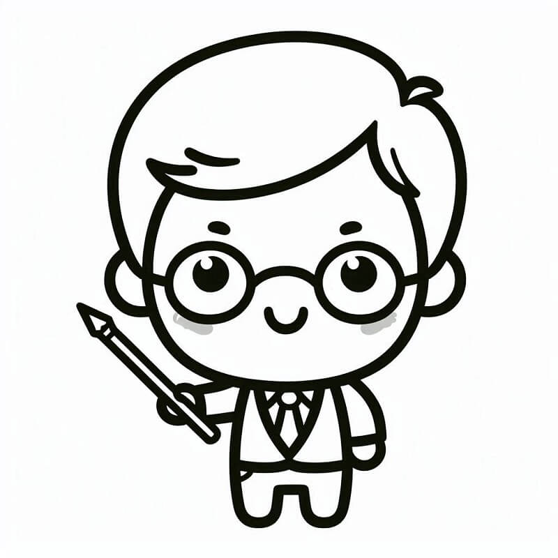 Kostenfreier Lehrer für Kinder ausmalbilder