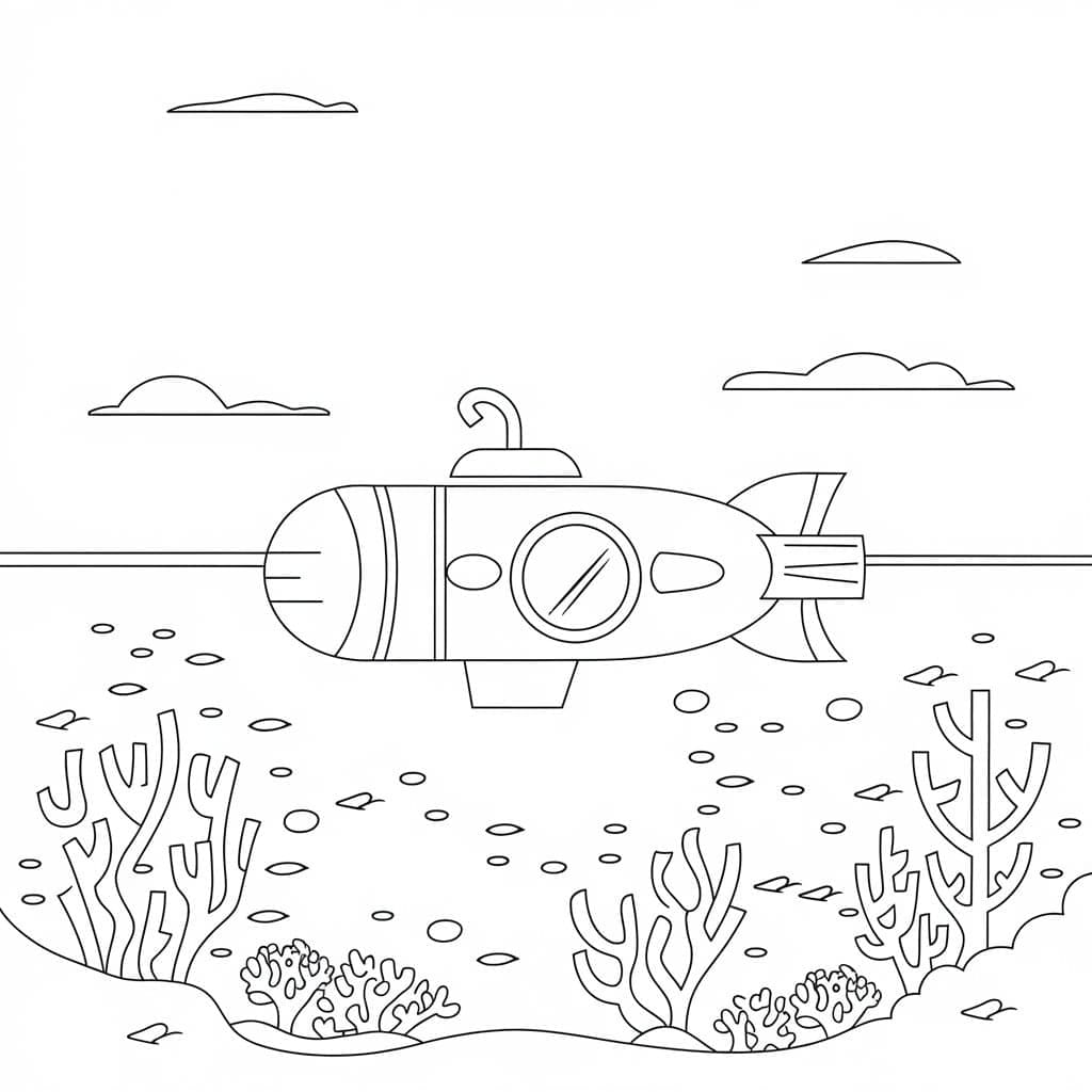 Kostenfreier Meer für Kinder ausmalbilder
