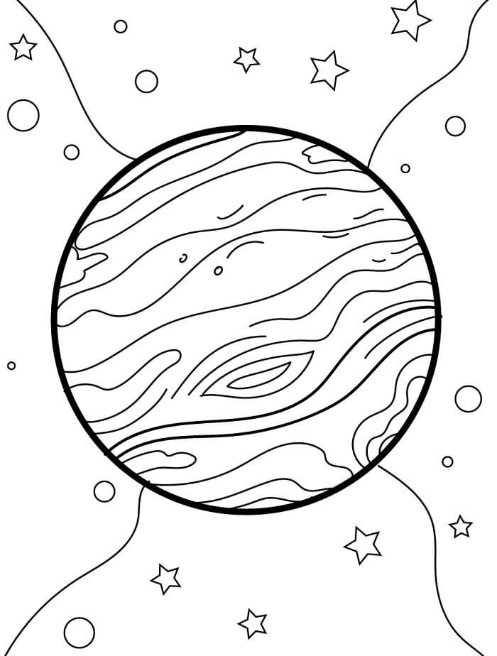 Kostenfreies Planet für Kinder ausmalbilder