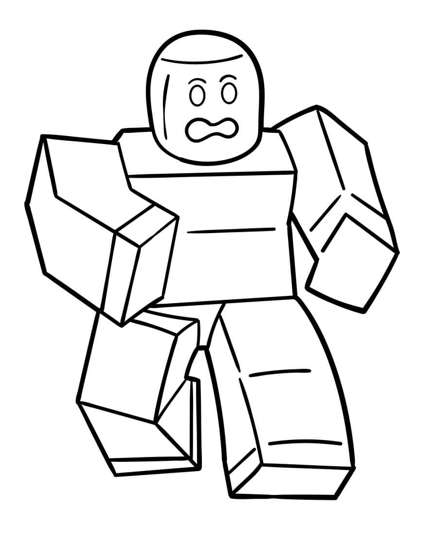 Kostenlos Roblox druckbares ausmalbilder