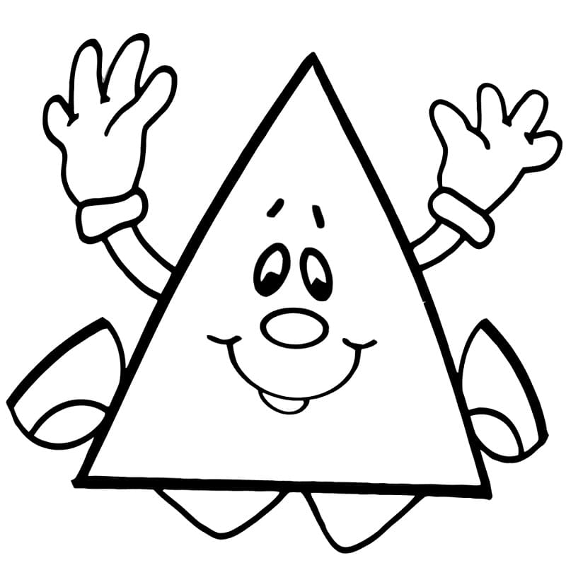 Kostenlos druckbarer Geometrische Formen ausmalbilder