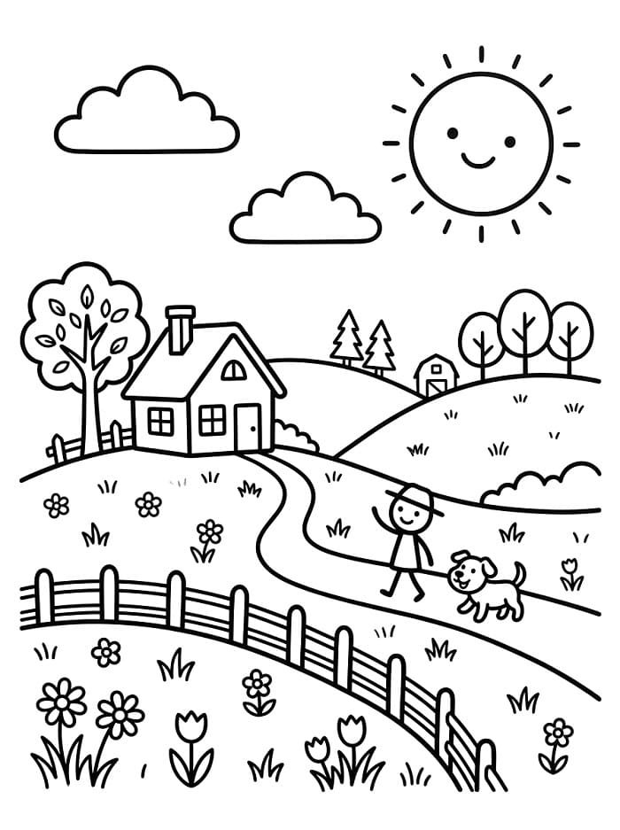 Kostenlos druckbarer Herbst ausmalbilder